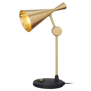 Tom Dixon Beat Table lampada da tavolo, ottone