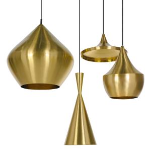 Tom Dixon Beat Stout LED a sospensione, ottone