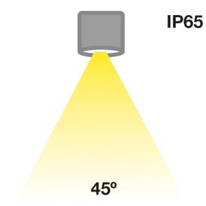 The Light Group SLC MiniOne Fixed Faretto LED IP65 bianco 9…