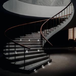 Heitronic Faretto LED da incasso Magic di acciaio inox