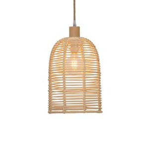 Viokef Lampada a sospensione Bell in legno