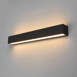 Lucande Lengo applique LED, 50 cm, grafite, 2 luci