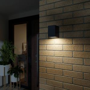Lucande Applique parete Lorik, flessibile, a LED, esterni