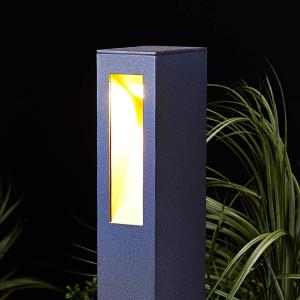 Lucande Lampione Jenke, lineare, lampadina LED