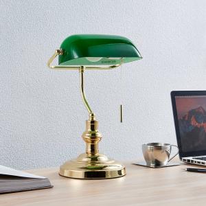 Lindby Milenka - lampada da banca in ottone lucido