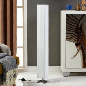 Lindby Piantana Janno con schermo in tessuto bianco