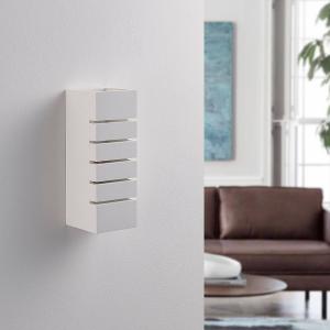 Lindby Applique Laslo di gesso fessurato, LED G9