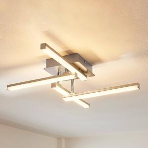 Lindby Plafoniera LED Laurenzia a 4 luci, dimmer