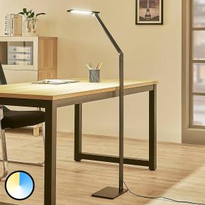 Lucande Lampada LED da pavimento Salome a colore variabile