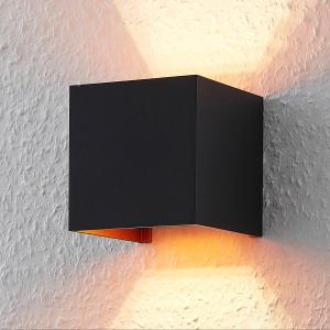 Arcchio Zuzana applique angolare, nero-oro