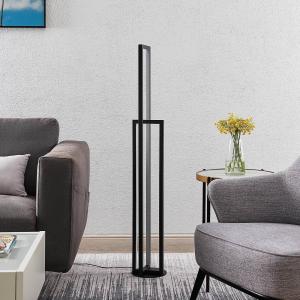 Lucande Hylda lampada LED da terra in nero