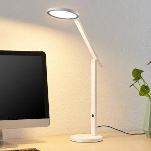 Lucande Felkano lampada LED da tavolo, bianco