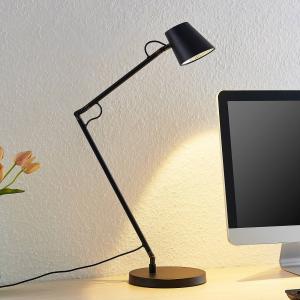 Lucande Tarris lampada LED da tavolo, nero