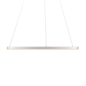 Arcchio Albiona LED a sospensione, bianco, 80 cm