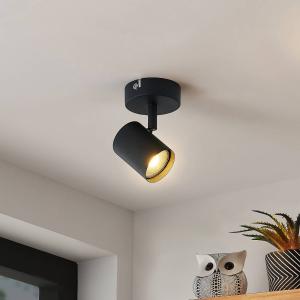 ELC Binola faretto in nero, 1 luce