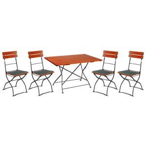 Set tavolo sedie Bavaria 5 pezzi VEGA