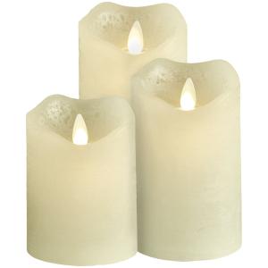 Set candele LED Gardi 3 pezzi VEGA