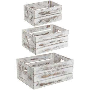Scatole portaoggetti in legno Phibie VEGA