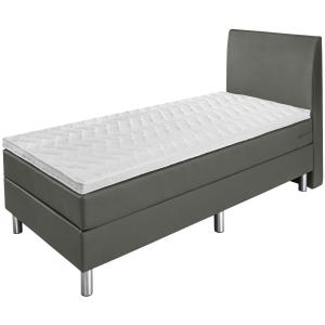 Letto Boxspring Basic similpelle, testiera liscia VEGA