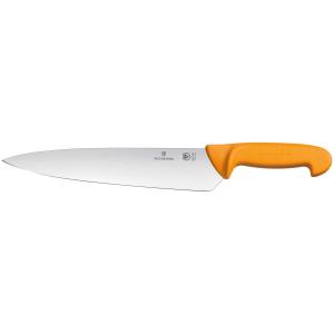 Coltello da cucina Swibo, dritto, manico giallo Victorinox