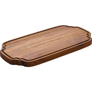 Tagliere in legno con scalanatura 36x18 cm Playground